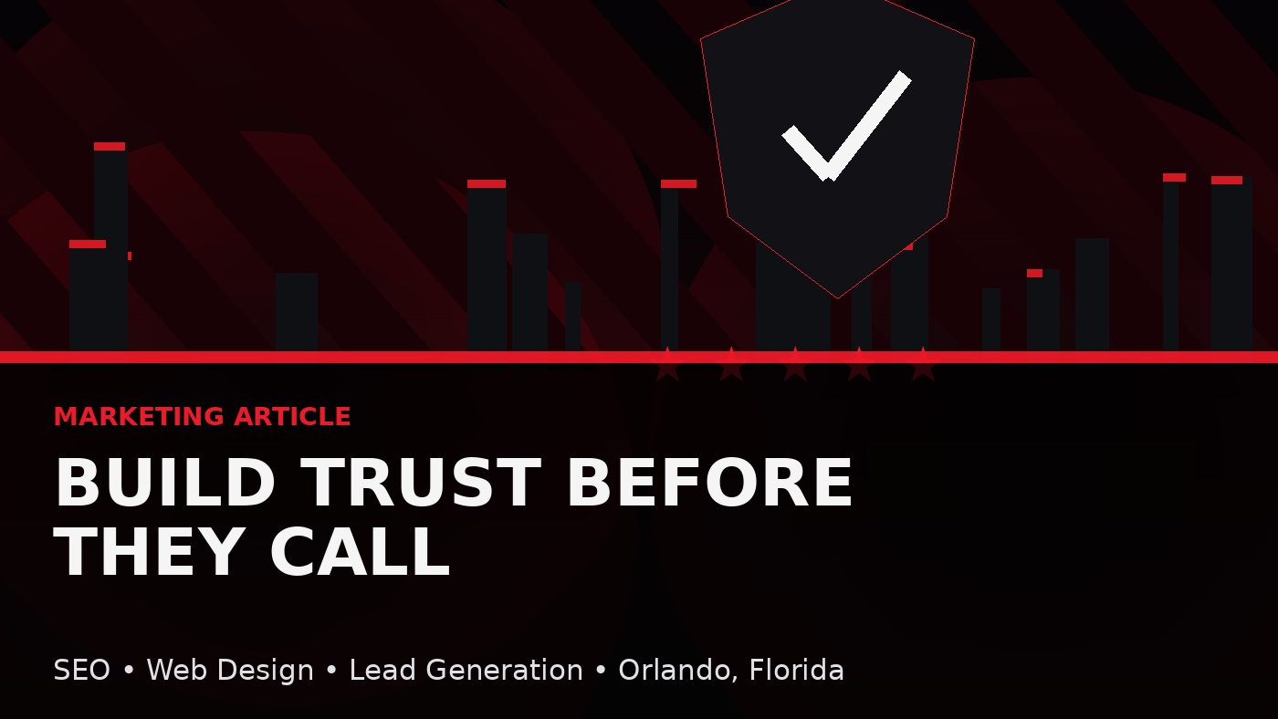 How to Build Trust Before a Customer Calls