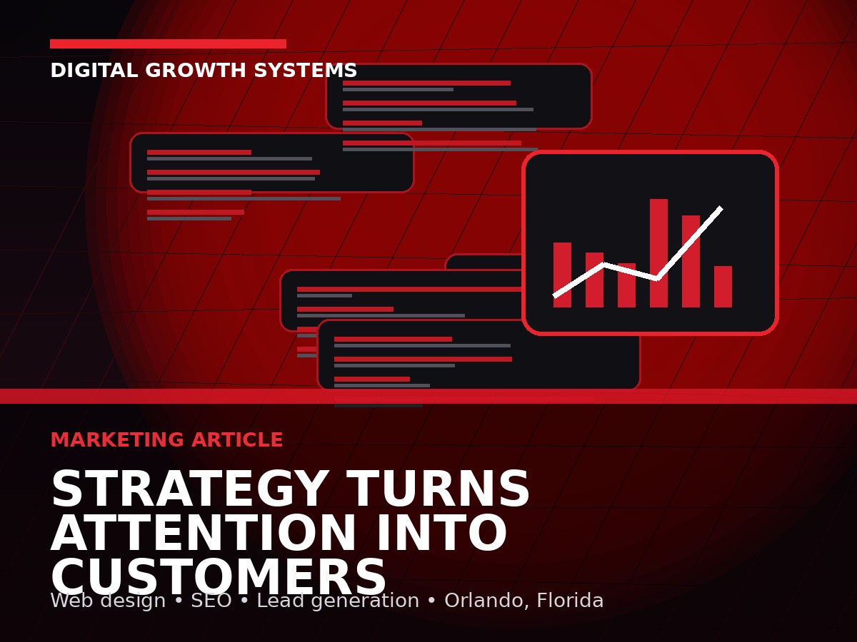 How a Strong Marketing Strategy Turns Attention Into Customers