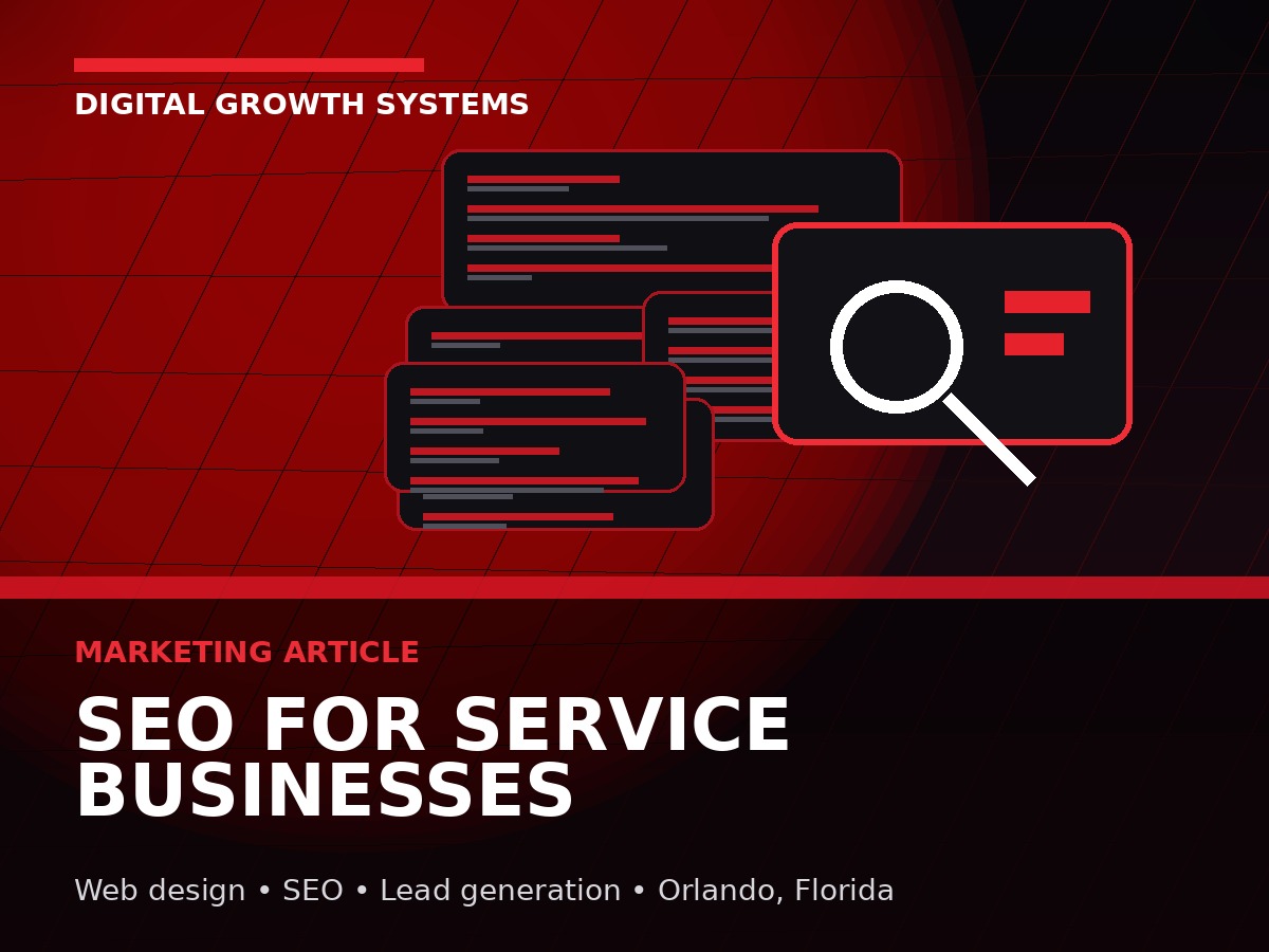SEO for Service Businesses: How to Build Search Visibility That Converts