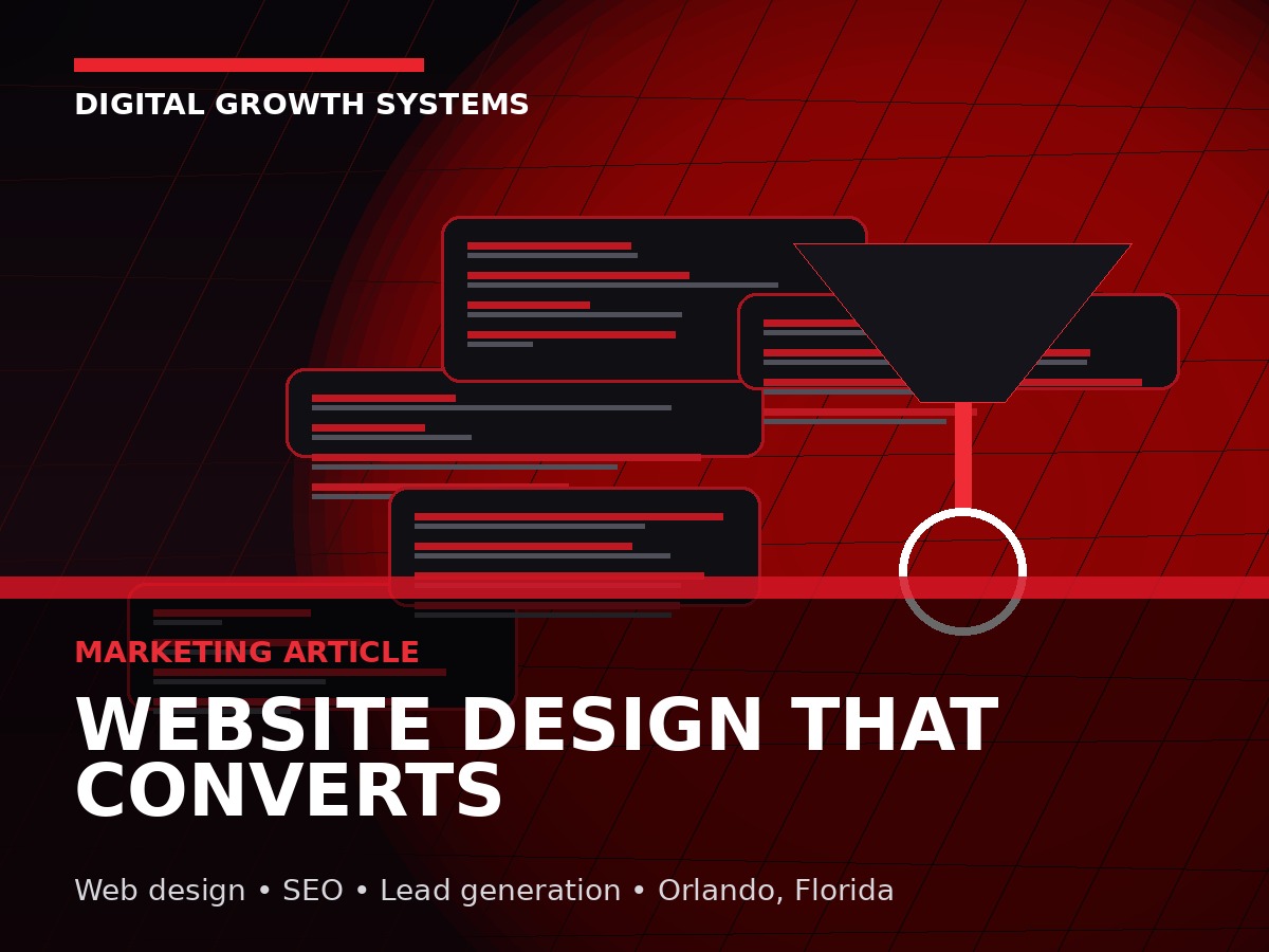 Website Design That Converts Visitors Into Leads